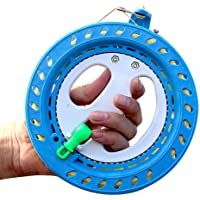 Kite Line Winder Plástico ABS Niños Durable Anti Reversión Herramientas Vuelo Profesionales Función Bloqueo damiento…
